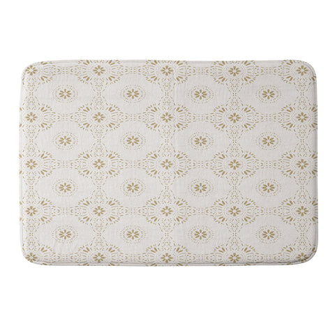 Schatzi Brown Libby Boho Beige Memory Foam Bath Mat