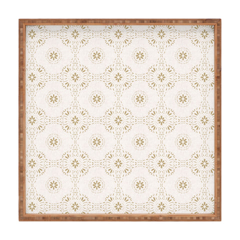 Schatzi Brown Libby Boho Beige Square Tray