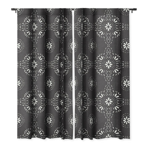 Schatzi Brown Libby Boho Charcoal Blackout Window Curtain