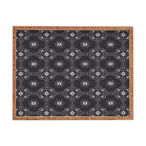 Schatzi Brown Libby Boho Charcoal Rectangular Tray