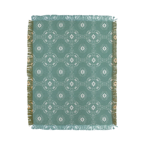Schatzi Brown Libby Boho Leaf Throw Blanket