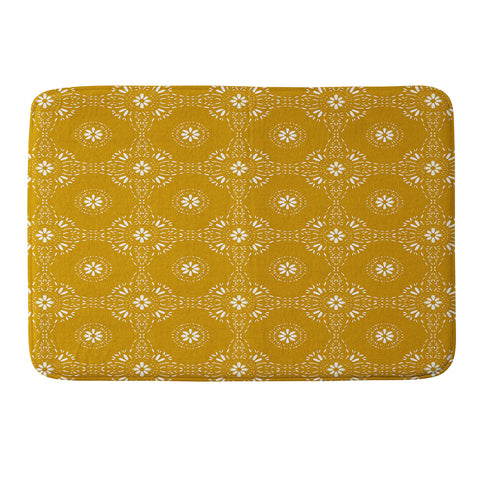 Schatzi Brown Libby Boho Marigold Memory Foam Bath Mat