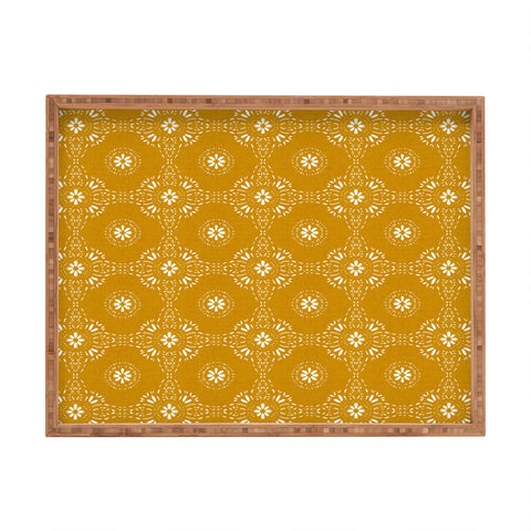 Schatzi Brown Libby Boho Marigold Rectangular Tray