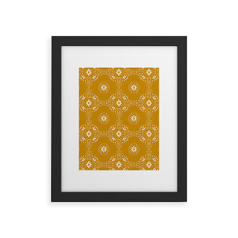 Schatzi Brown Libby Boho Marigold Framed Art Print
