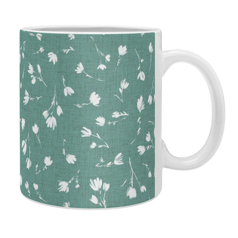Schatzi Brown Libby Floral Leaf Coffee Mug