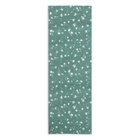 Schatzi Brown Libby Floral Leaf Yoga Towel