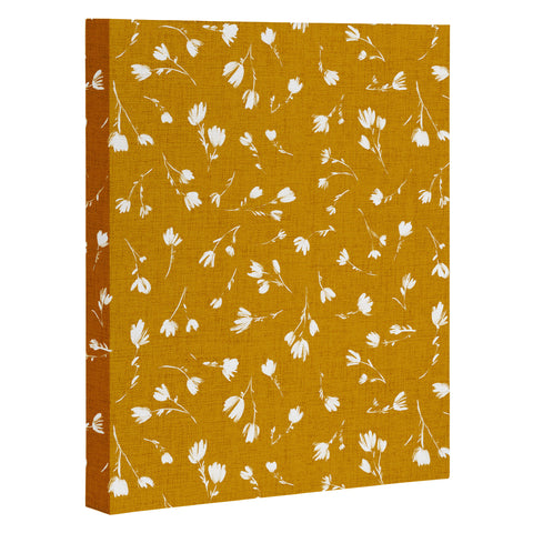 Schatzi Brown Libby Floral Marigold Art Canvas