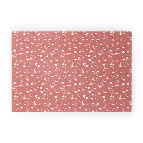 Schatzi Brown Libby Floral Rosewater Welcome Mat