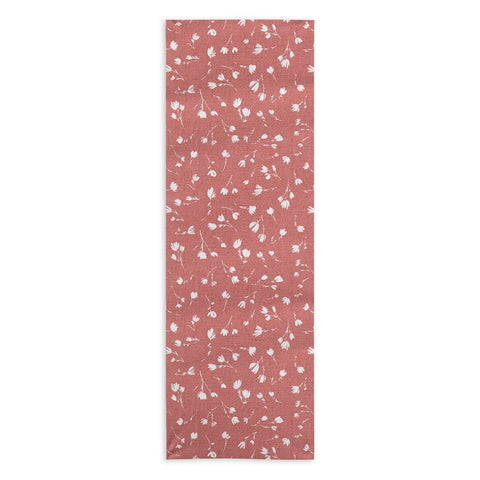 Schatzi Brown Libby Floral Rosewater Yoga Towel