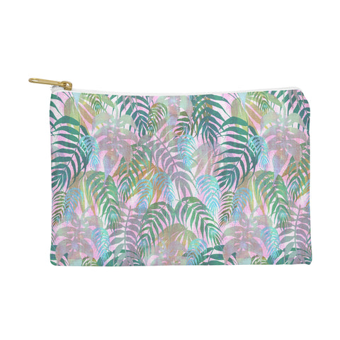 Schatzi Brown Lost in the Jungle pink green Pouch