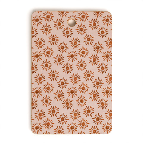Schatzi Brown Lotta Floral Beige Cutting Board Rectangle