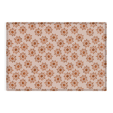 Schatzi Brown Lotta Floral Beige Outdoor Rug