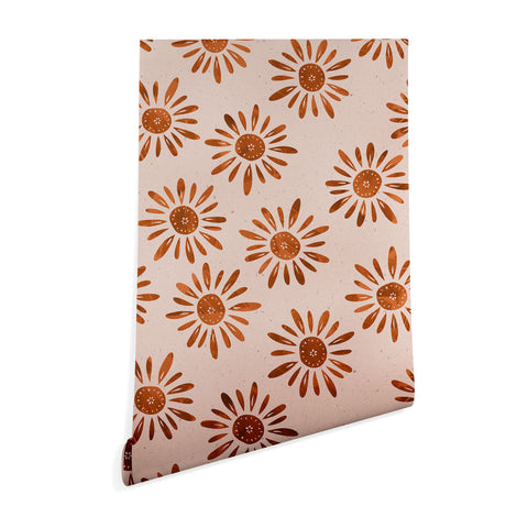 Schatzi Brown Lotta Floral Beige Wallpaper