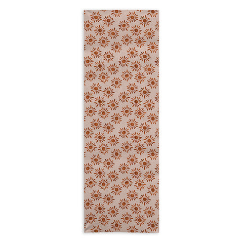 Schatzi Brown Lotta Floral Beige Yoga Towel