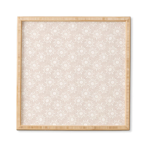 Schatzi Brown Lotta Floral Cotton Framed Wall Art