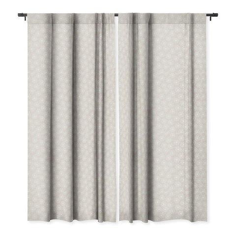Schatzi Brown Lotta Floral Cotton Blackout Window Curtain