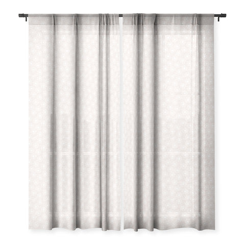 Schatzi Brown Lotta Floral Cotton Sheer Window Curtain