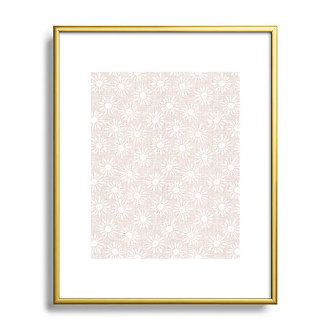 Schatzi Brown Lotta Floral Cotton Metal Framed Art Print