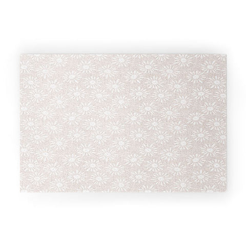 Schatzi Brown Lotta Floral Cotton Welcome Mat