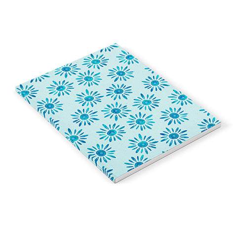 Schatzi Brown Lotta Floral Light Aqua Notebook