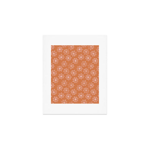 Schatzi Brown Lotta Floral Orange Art Print
