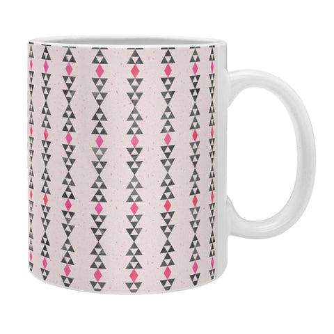Schatzi Brown Love Triangle I Pink Coffee Mug