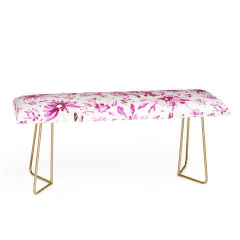 Schatzi Brown Lovely Floral Pink Bench
