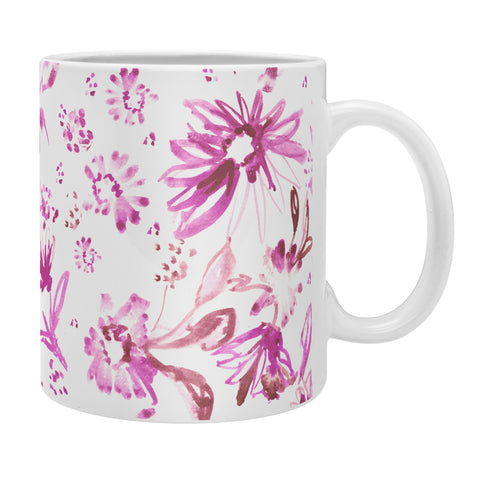 Schatzi Brown Lovely Floral Pink Coffee Mug