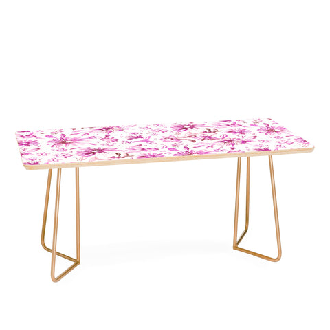 Schatzi Brown Lovely Floral Pink Coffee Table