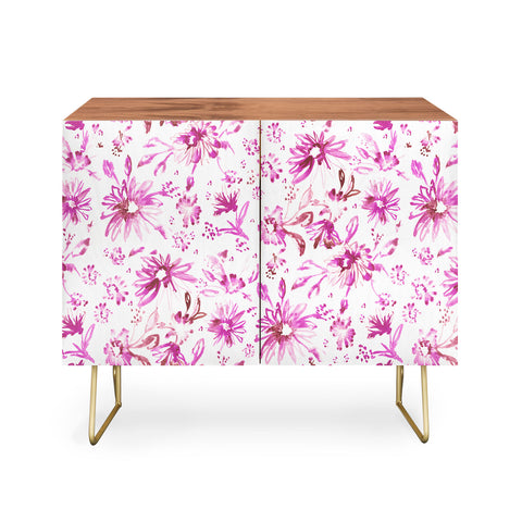 Schatzi Brown Lovely Floral Pink Credenza