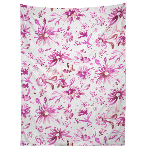 Schatzi Brown Lovely Floral Pink Tapestry