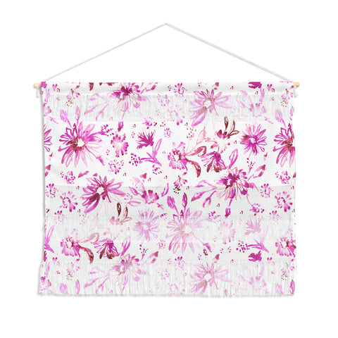 Schatzi Brown Lovely Floral Pink Wall Hanging Landscape