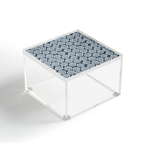 Schatzi Brown Lucy Floral Night Blue Acrylic Box