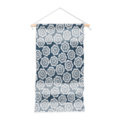 Schatzi Brown Lucy Floral Night Blue Wall Hanging Portrait