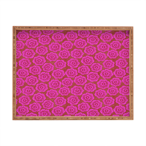 Schatzi Brown Lucy Floral Punch Rectangular Tray