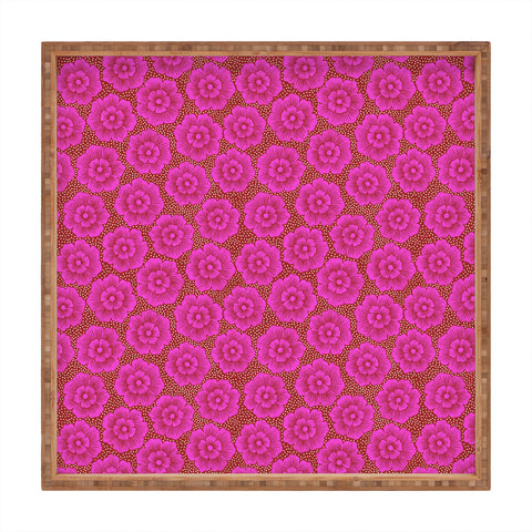 Schatzi Brown Lucy Floral Punch Square Tray