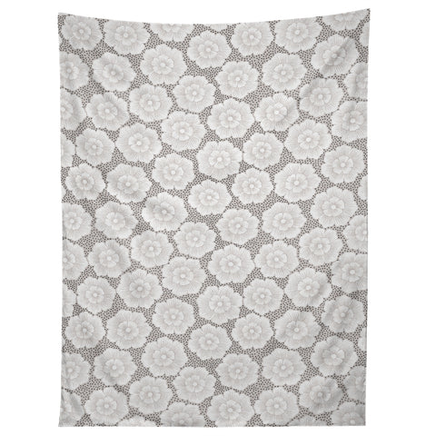 Schatzi Brown Lucy Floral Snow Tapestry