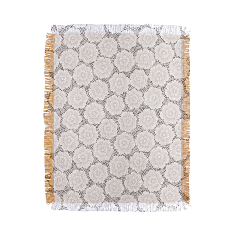 Schatzi Brown Lucy Floral Snow Throw Blanket