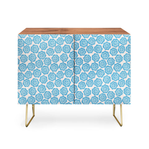 Schatzi Brown Lucy Floral Turquoise Credenza
