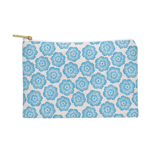 Schatzi Brown Lucy Floral Turquoise Pouch
