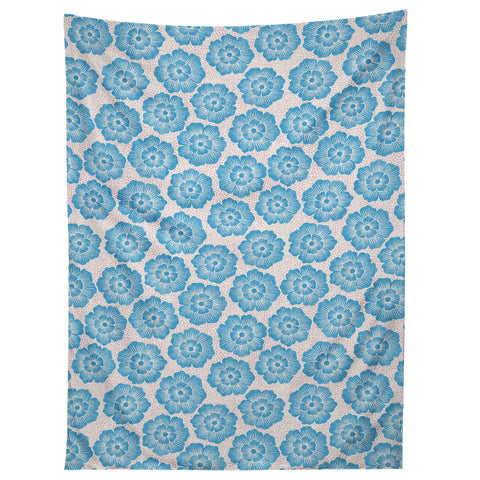 Schatzi Brown Lucy Floral Turquoise Tapestry