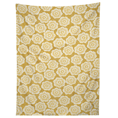 Schatzi Brown Lucy Floral Yellow Tapestry