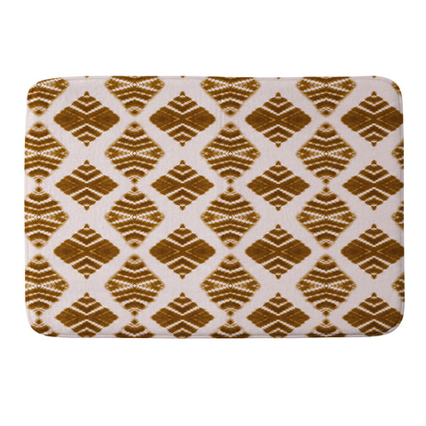 Schatzi Brown Luna Tie Dye Burnt Sienna Memory Foam Bath Mat