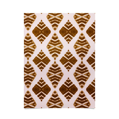 Schatzi Brown Luna Tie Dye Burnt Sienna Poster