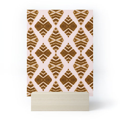 Schatzi Brown Luna Tie Dye Burnt Sienna Mini Art Print