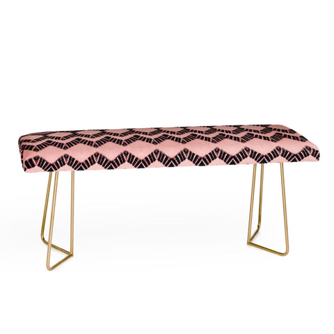 Schatzi Brown Luna Tie Dye Pink Black Bench