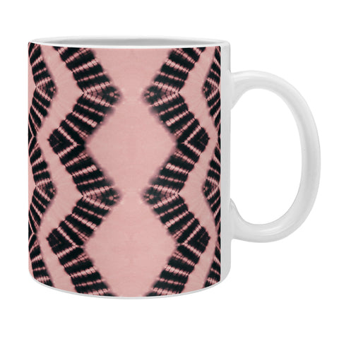 Schatzi Brown Luna Tie Dye Pink Black Coffee Mug