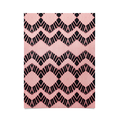 Schatzi Brown Luna Tie Dye Pink Black Poster