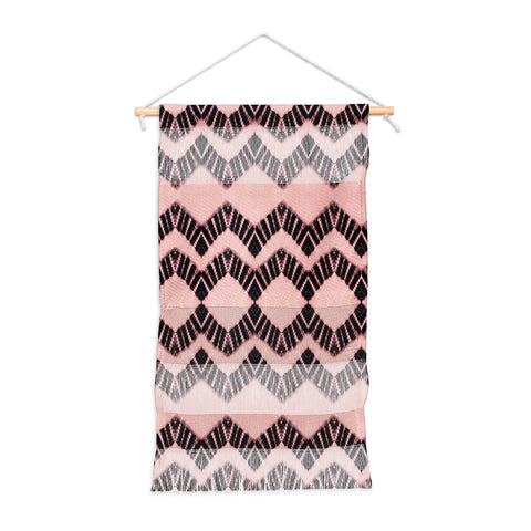 Schatzi Brown Luna Tie Dye Pink Black Wall Hanging Portrait