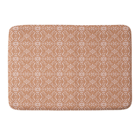 Schatzi Brown Mallory Boho Peach Memory Foam Bath Mat